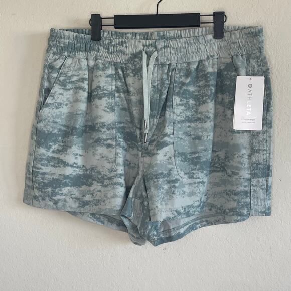 Athleta Farallon Short in Fog Camo Coast Grey 4in NEW - Size 1X - Picture 6 of 8